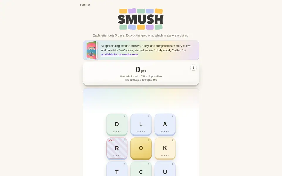 Screenshot of Smush