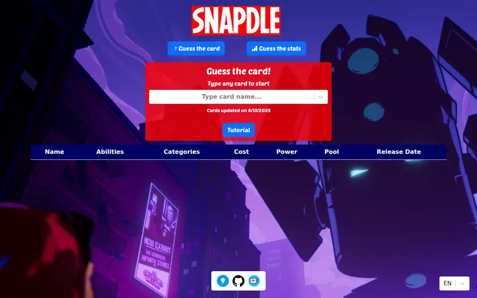 Screenshot of Snapdle