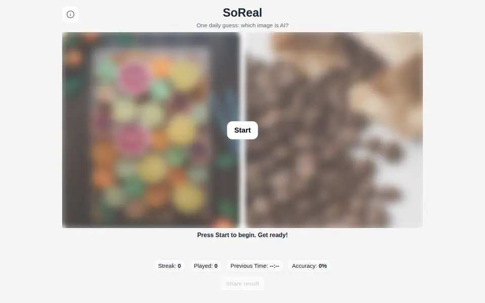 Screenshot of SoReal
