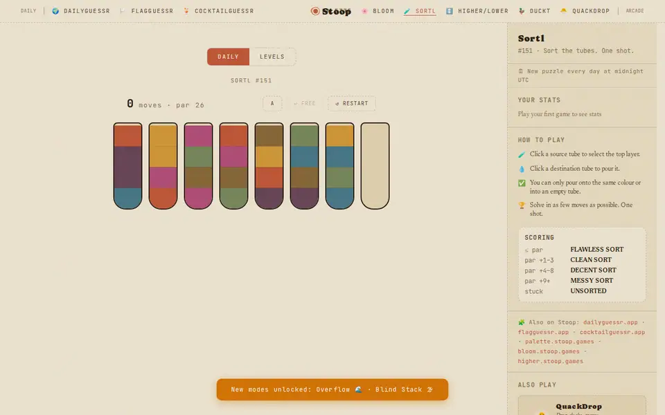 Screenshot of Sortl
