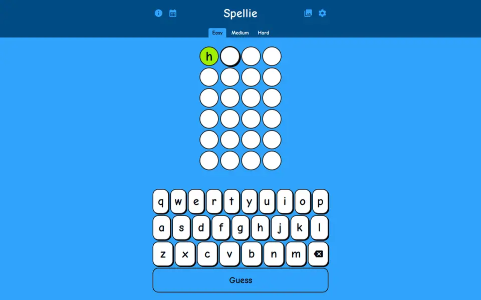 Screenshot of Spellie