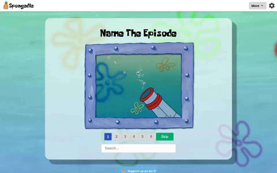 Screenshot of Spongedle