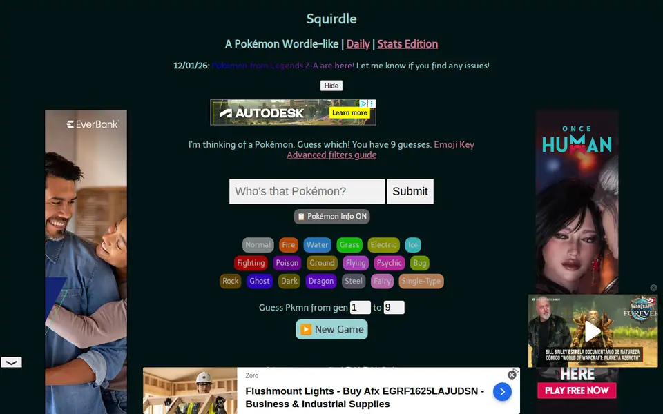 Screenshot of Squridle