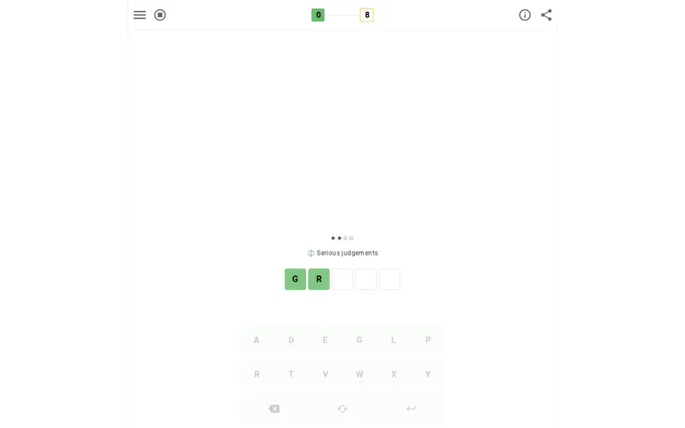 Screenshot of Stackle