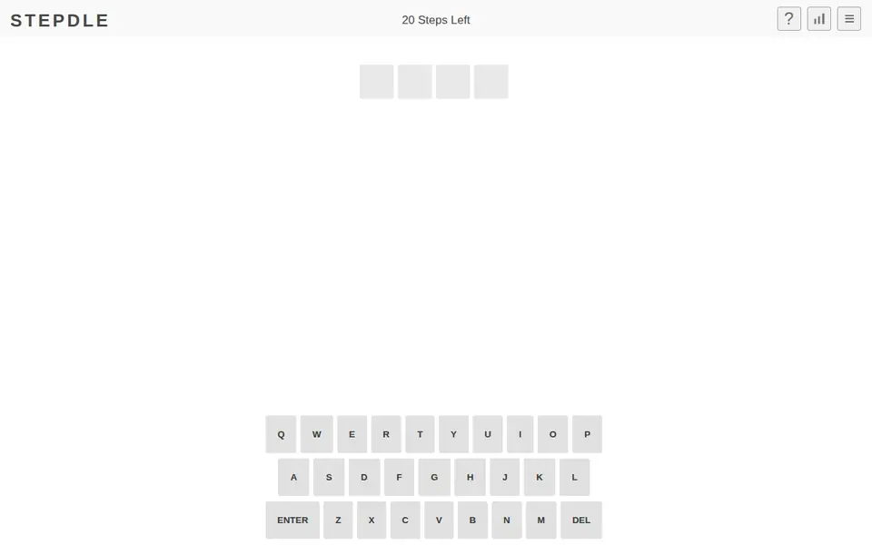 Screenshot of Stepdle