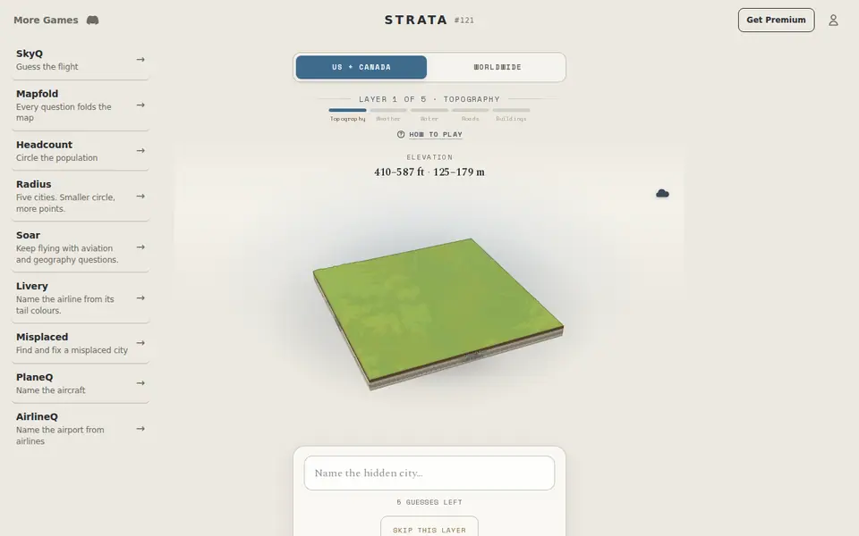 Screenshot of Strata