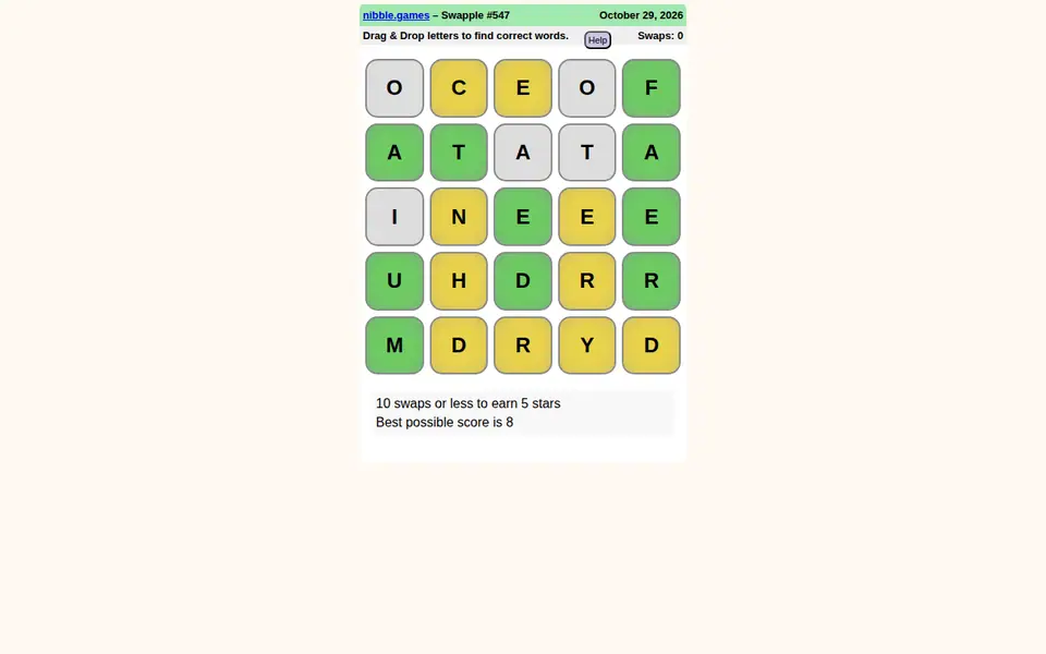 Screenshot of Swapple