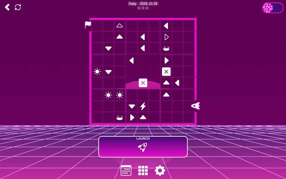 Screenshot of Synthmaze