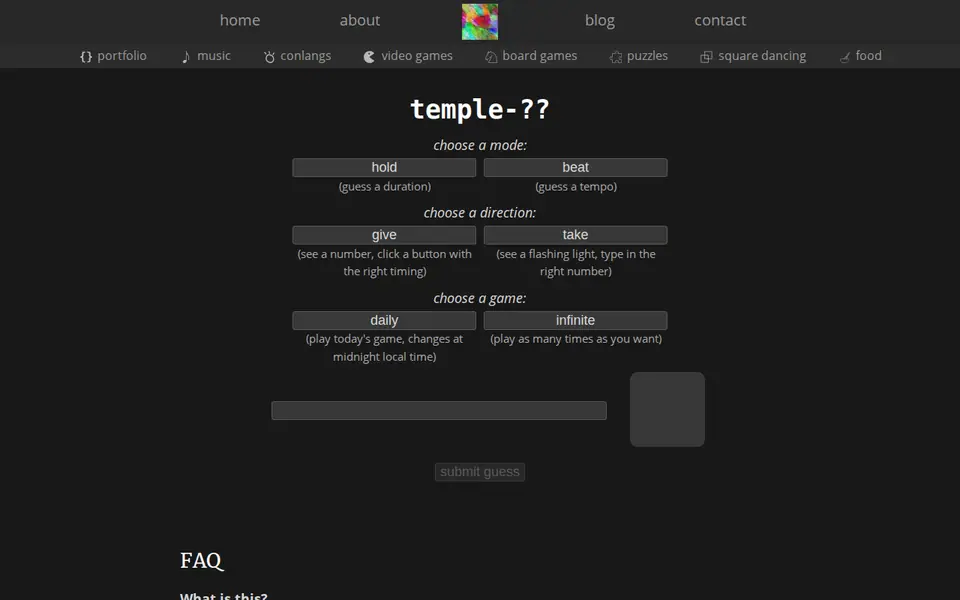 Screenshot of Temple