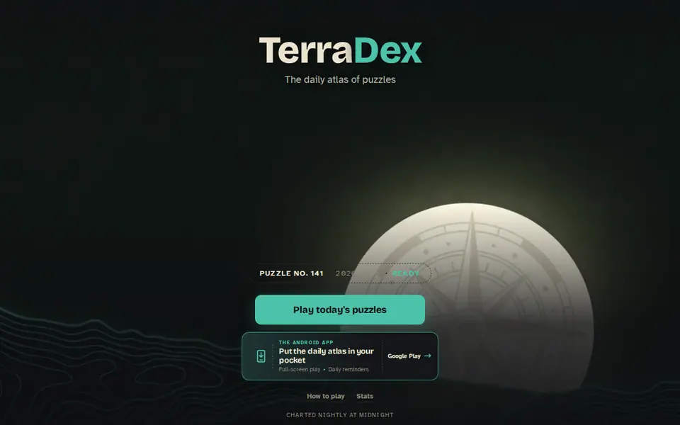 Screenshot of TerraDex