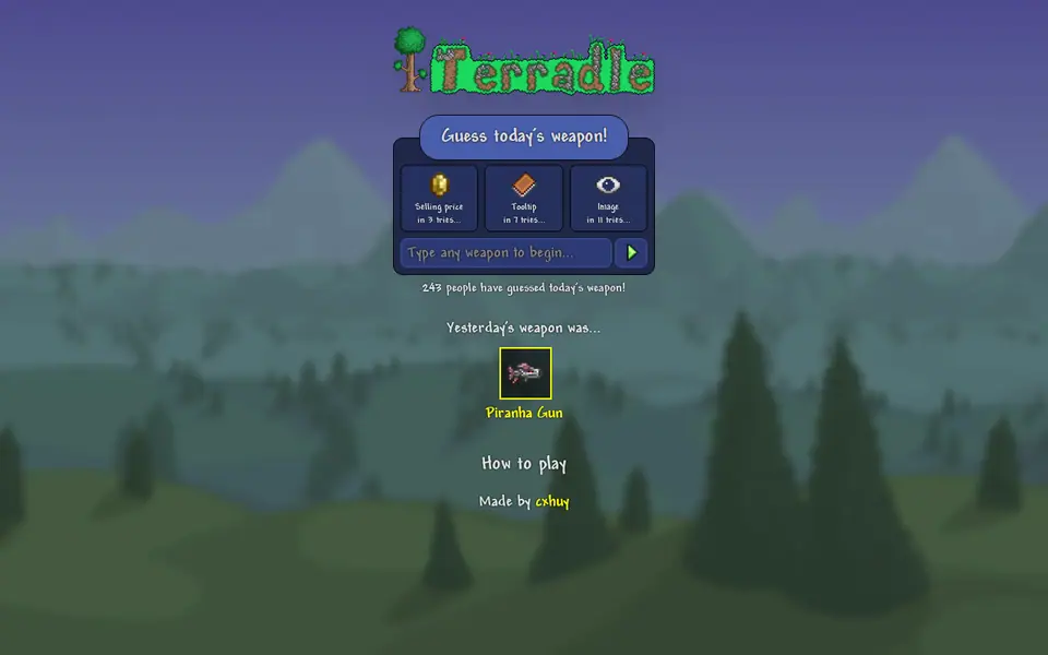 Screenshot of Terradle
