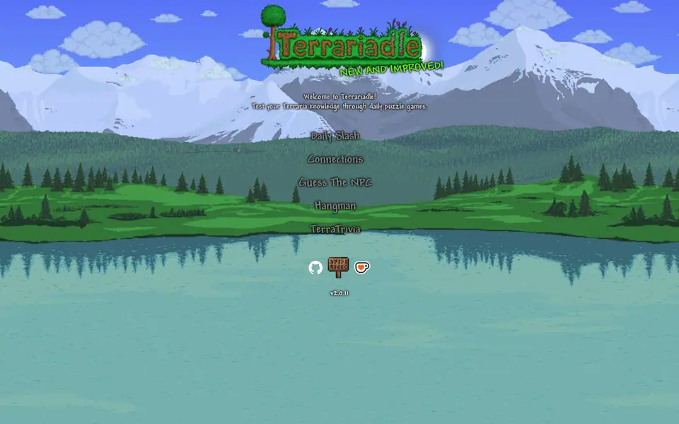 Screenshot of Terrariadle