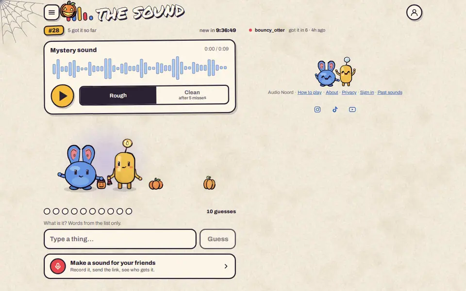 Screenshot of The Sound