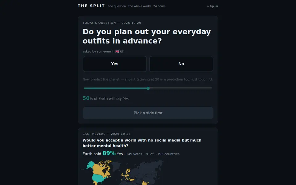 Screenshot of The Split