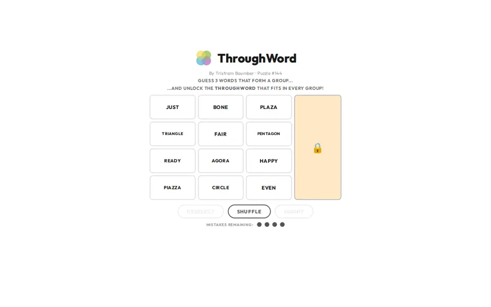 Screenshot of ThroughWord