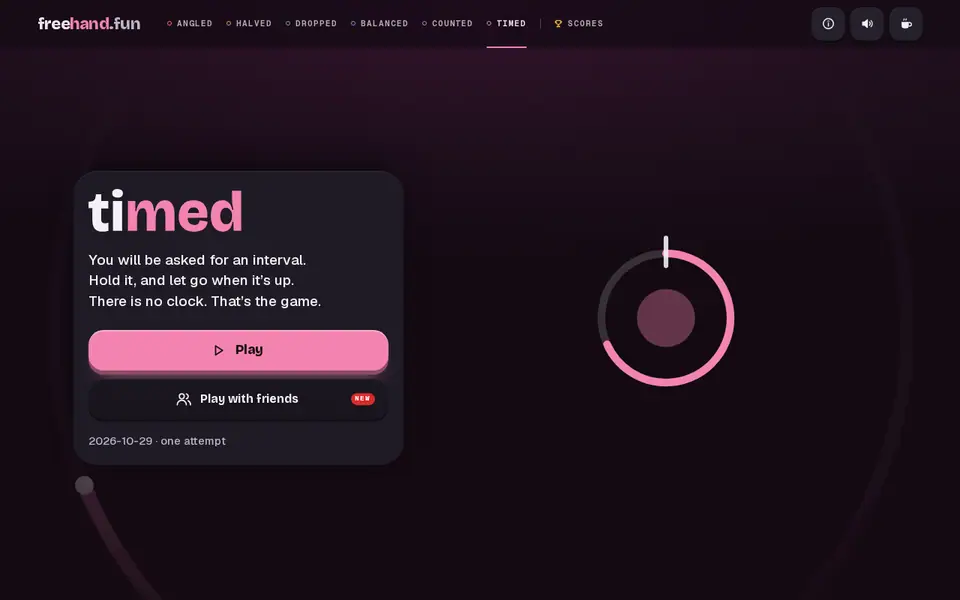 Screenshot of Timed