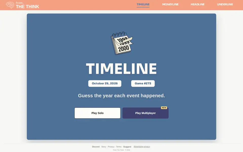 Screenshot of Timeline