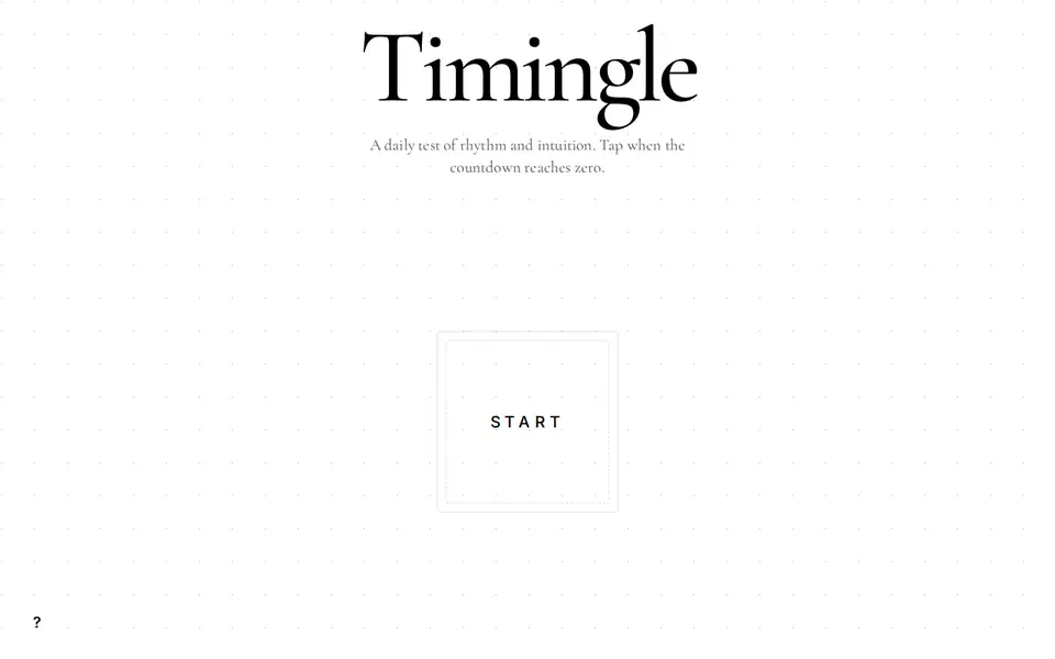 Screenshot of Timingle