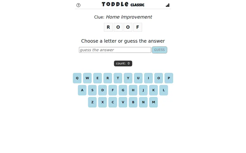 Screenshot of Toddle