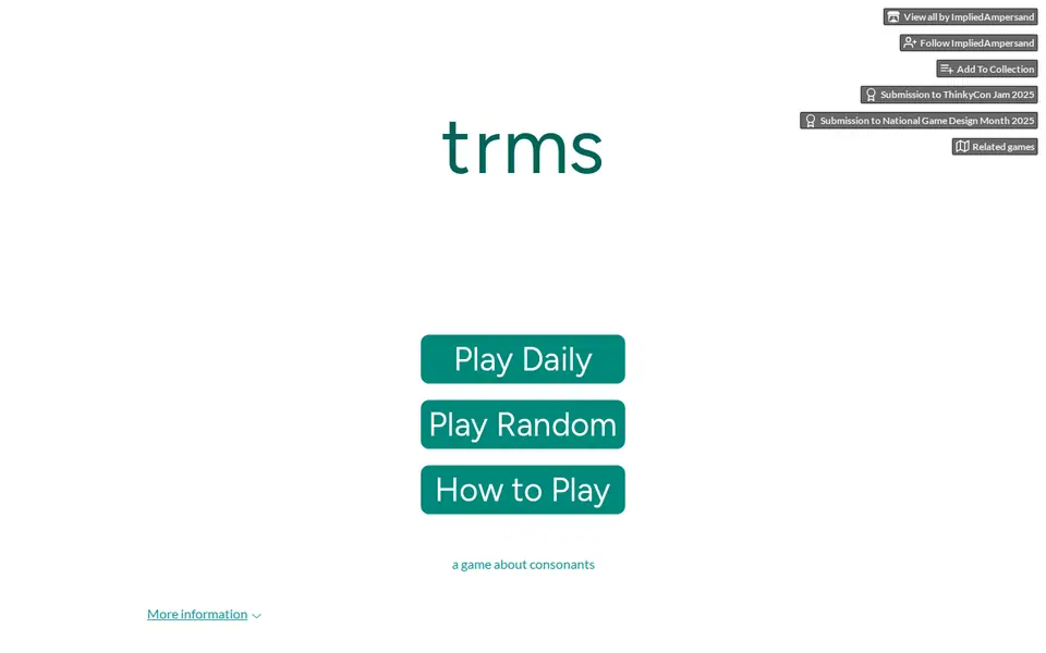 Screenshot of trms
