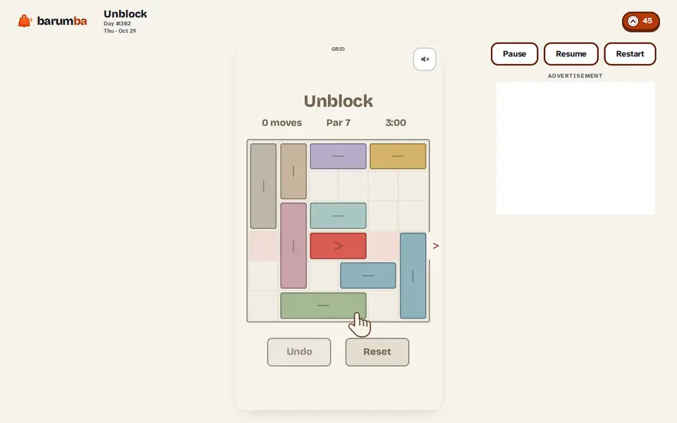 Screenshot of Unblock