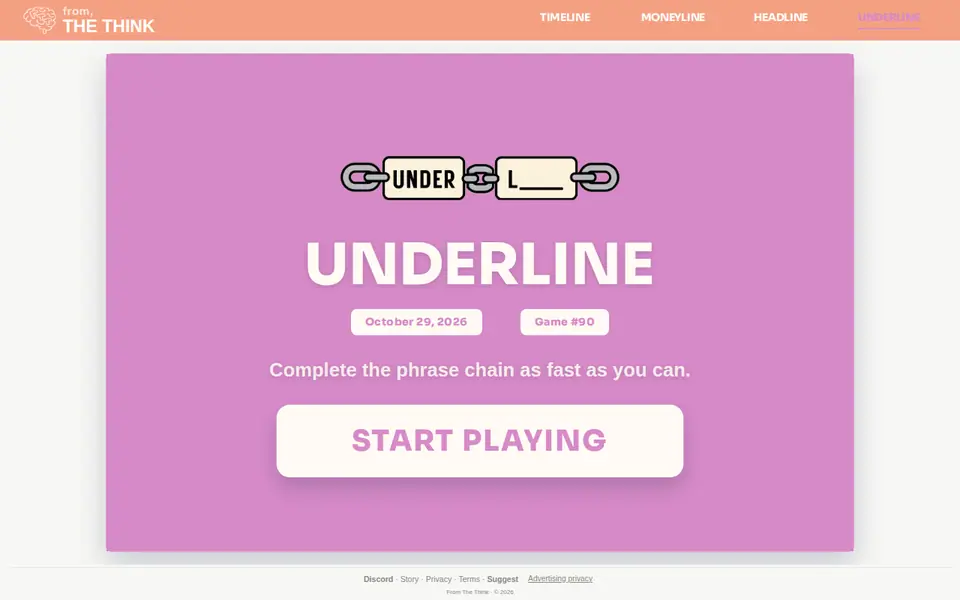Screenshot of Underline