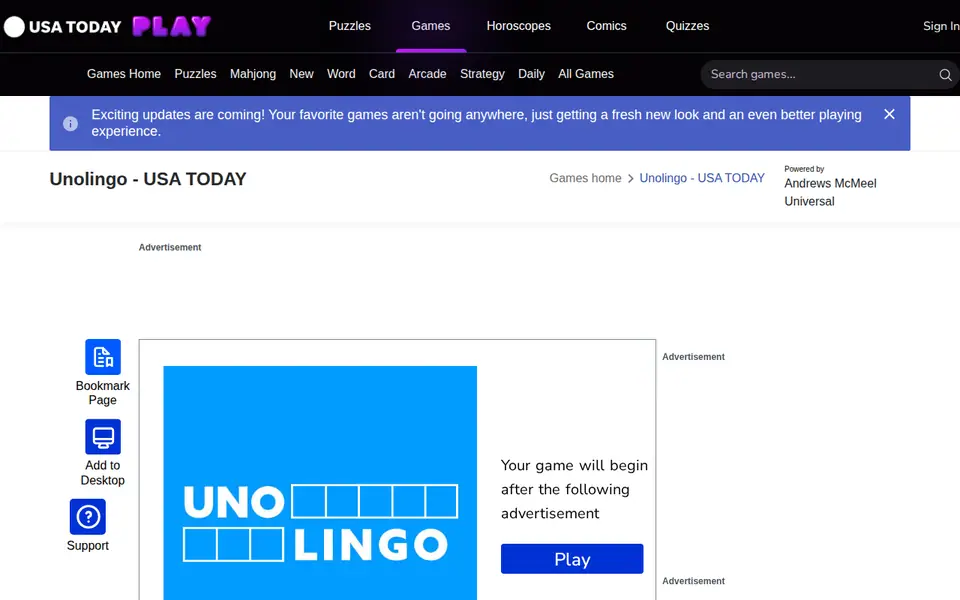 Screenshot of Unolingo