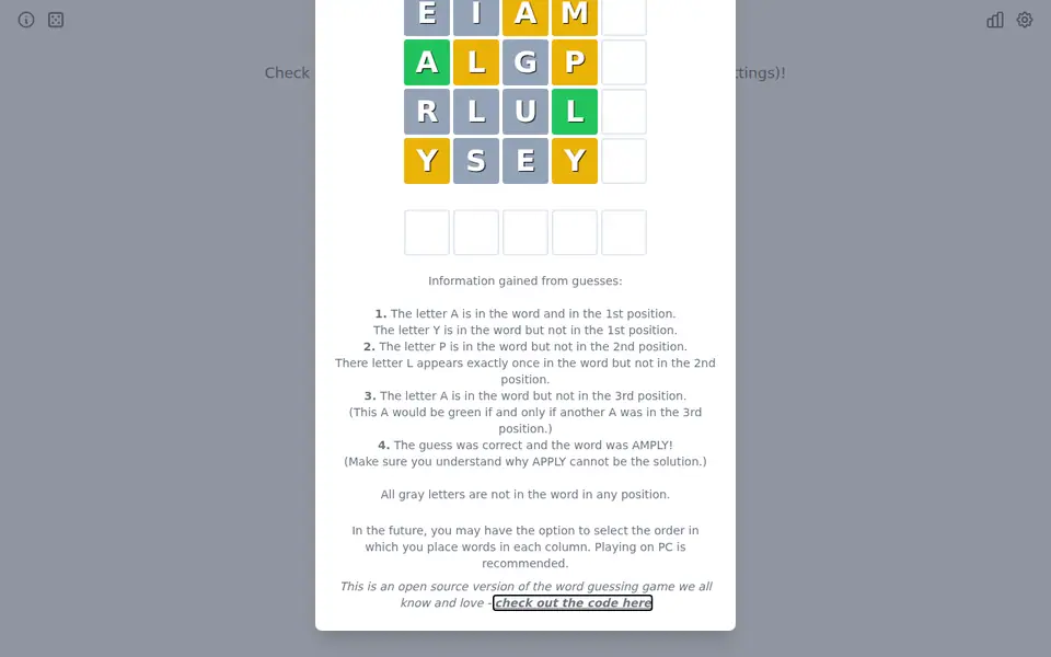 Screenshot of Verticle