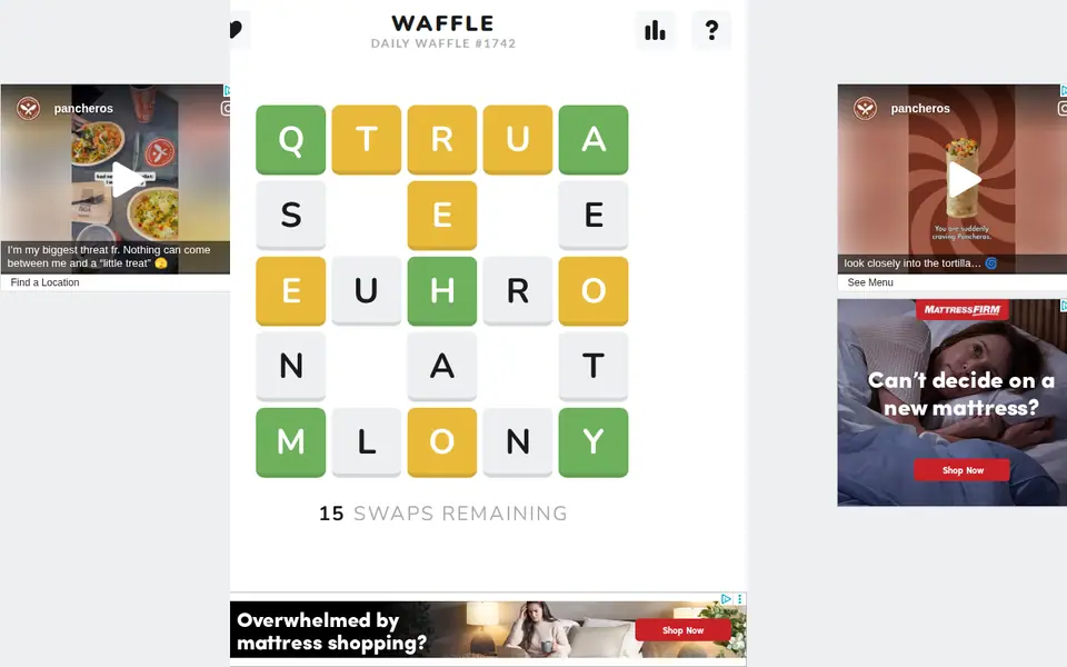 Screenshot of Waffle