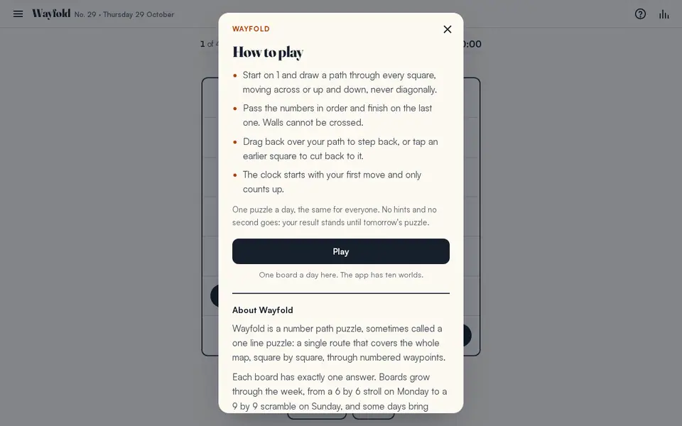 Screenshot of Wayfold