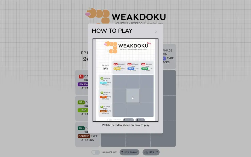 Screenshot of Weakdoku