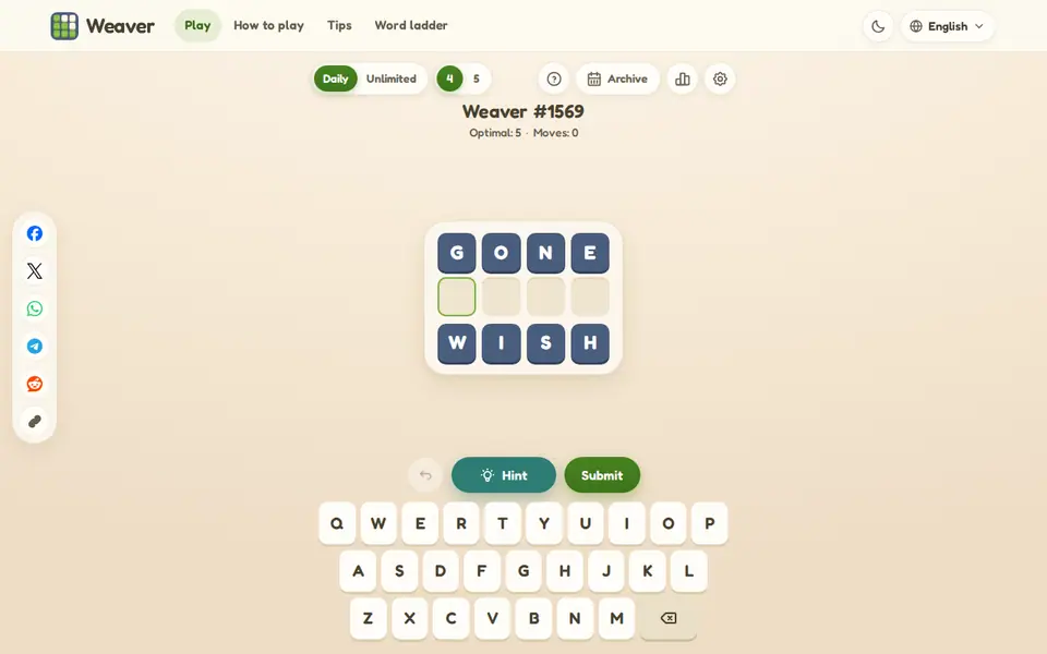 Screenshot of Weaver