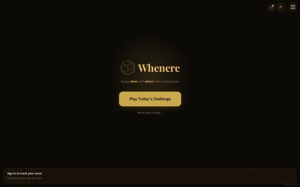 Screenshot of Whenere