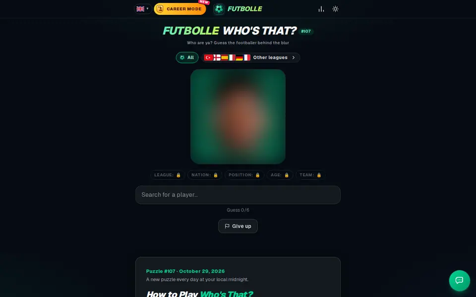 Screenshot of Who's That?