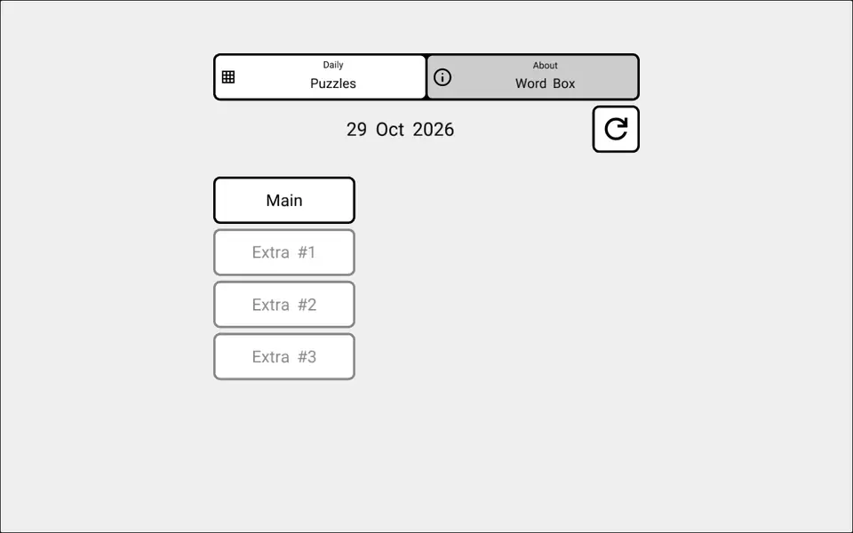 Screenshot of Word Box