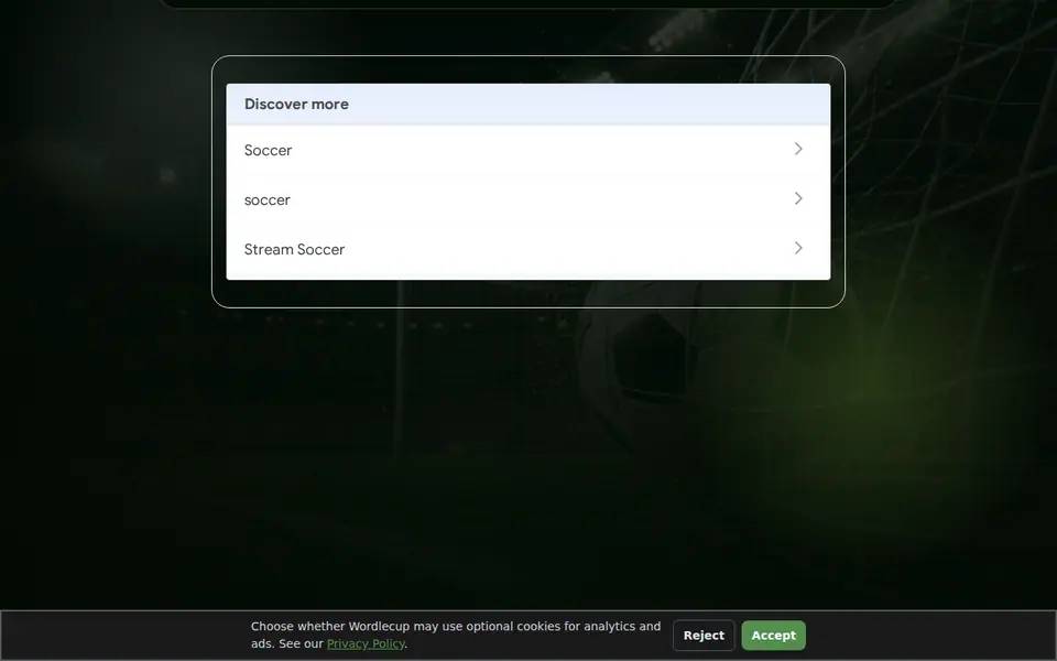 Screenshot of Wordlecup