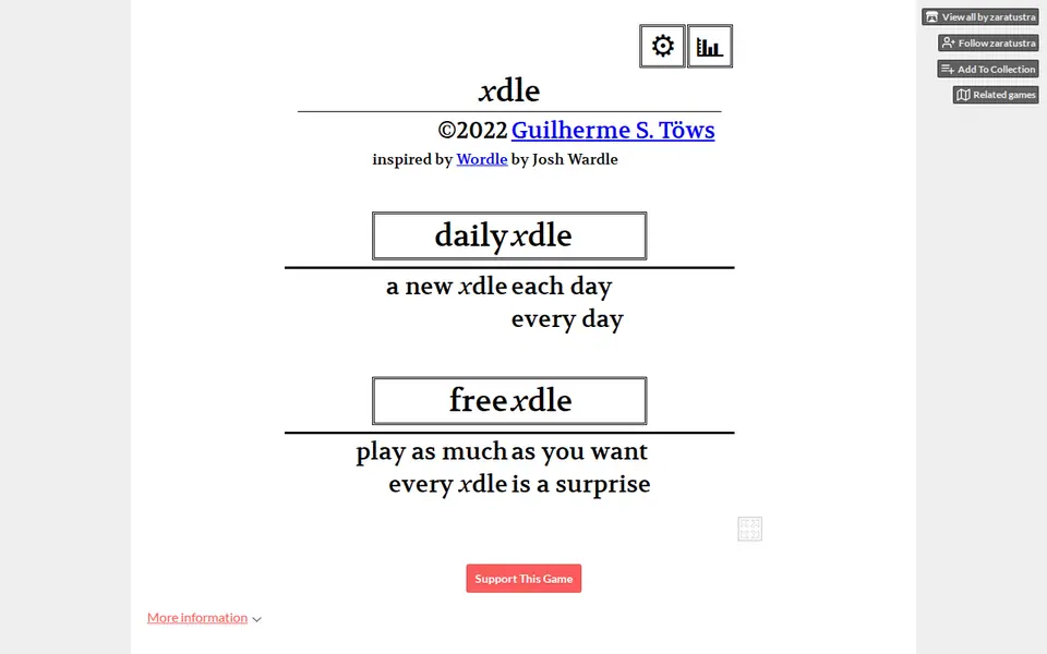 Screenshot of xdle