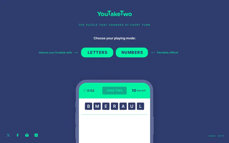 Screenshot of YouTakeTwo