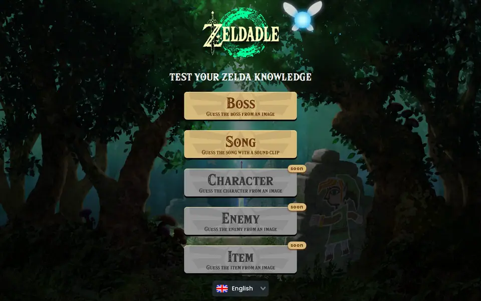 Screenshot of Zeldadle